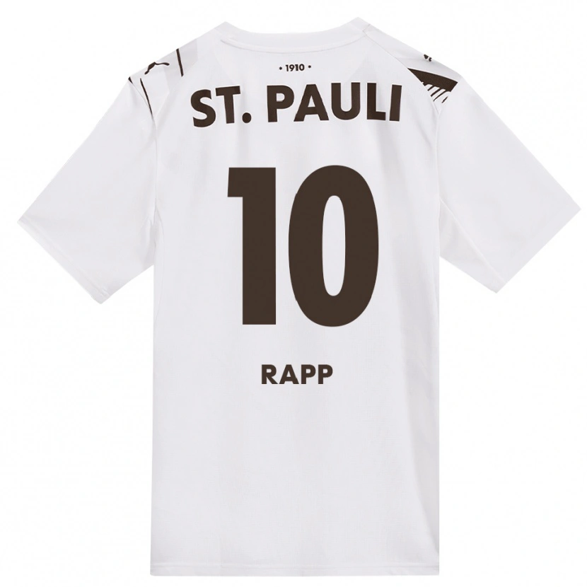 Danxen Kid Jeroom Rapp #10 Café White Red Away Jersey 2026/27 T-Shirt