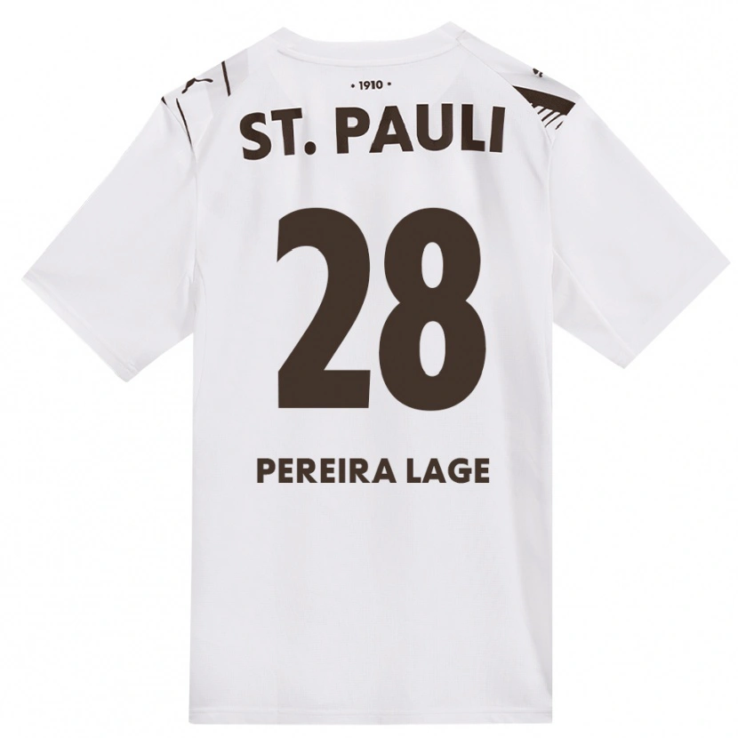 Danxen Kid Mathias Pereira Lage #28 Café White Red Away Jersey 2026/27 T-Shirt