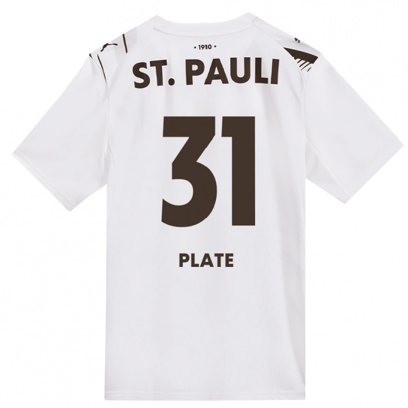 Danxen Kid Lennart Plate #31 Café White Red Away Jersey 2026/27 T-Shirt