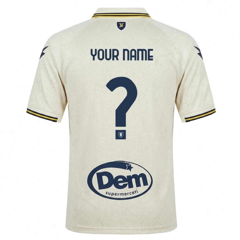 Danxen Kid Your Name #0 Oldlace Yellow Black Away Jersey 2026/27 T-Shirt