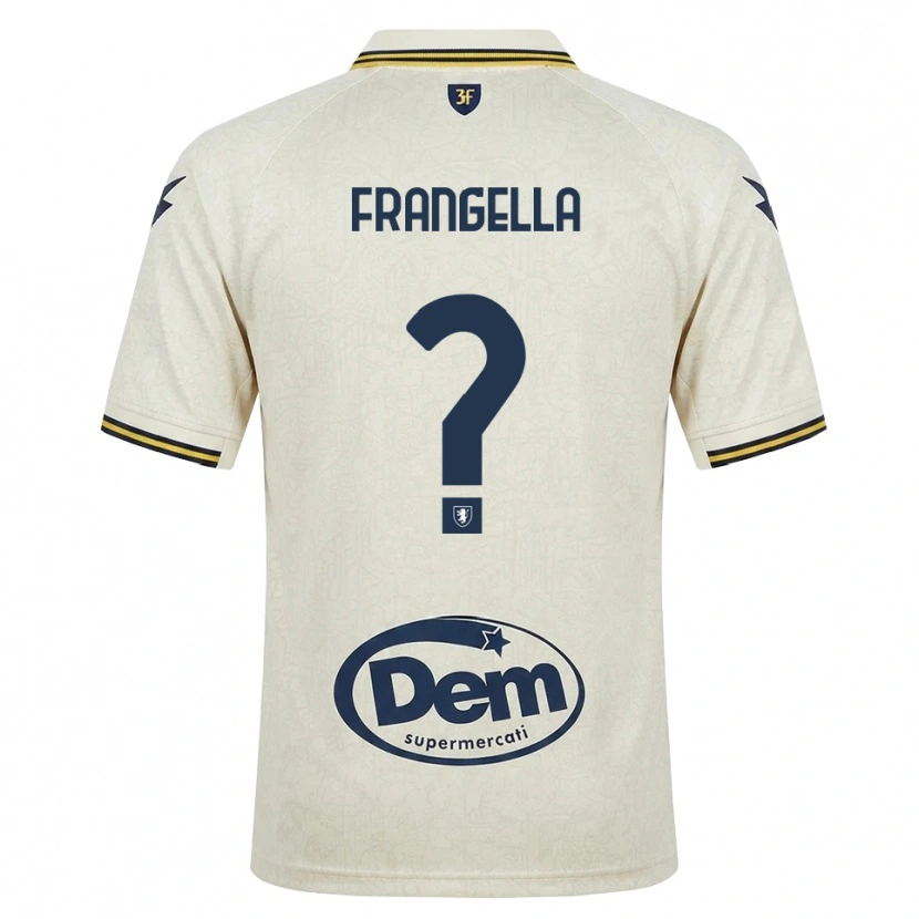 Danxen Kid Francesco Frangella #0 Oldlace Yellow Black Away Jersey 2026/27 T-Shirt