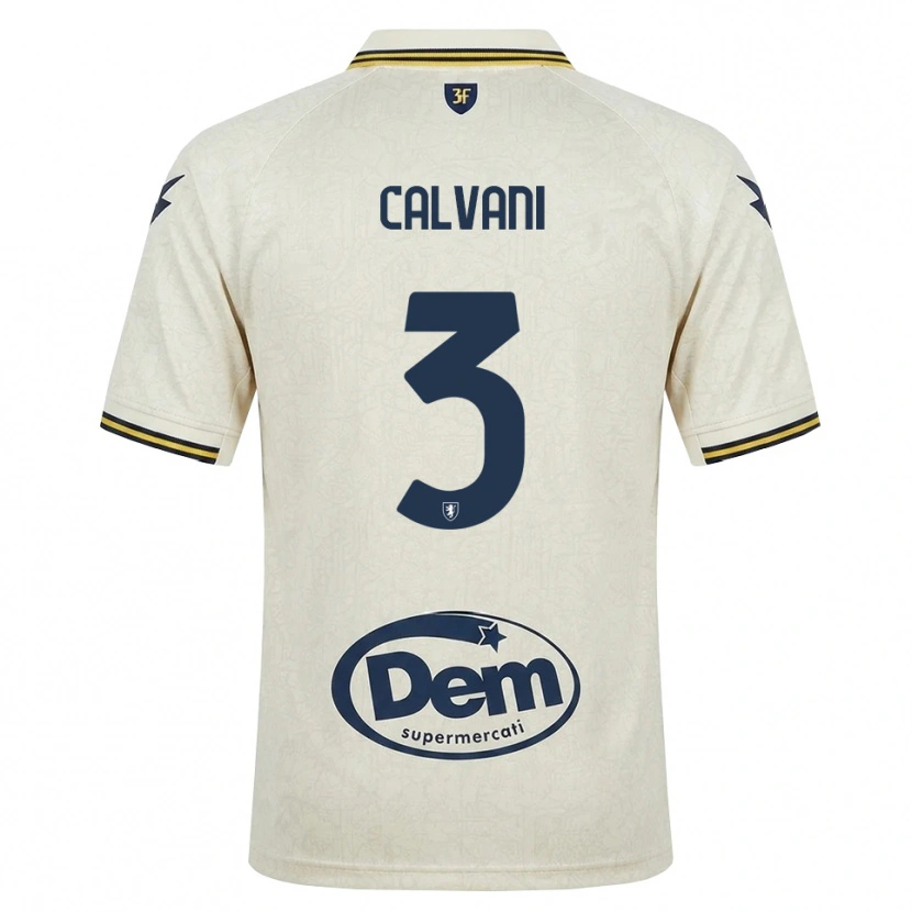 Danxen Kid Gabriele Calvani #3 Oldlace Yellow Black Away Jersey 2026/27 T-Shirt