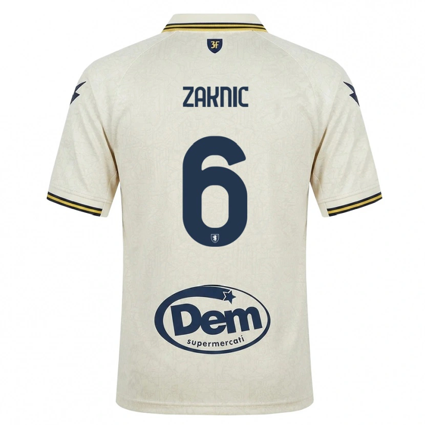 Danxen Kid Lazar Zaknic #6 Oldlace Yellow Black Away Jersey 2026/27 T-Shirt
