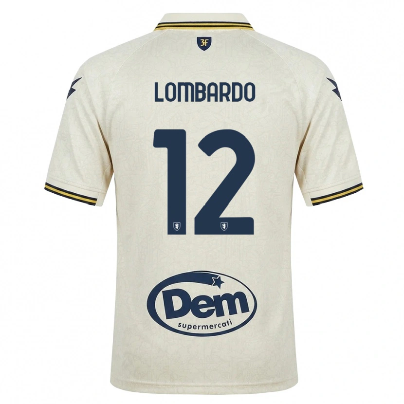 Danxen Kid Alessandro Lombardo #12 Oldlace Yellow Black Away Jersey 2026/27 T-Shirt