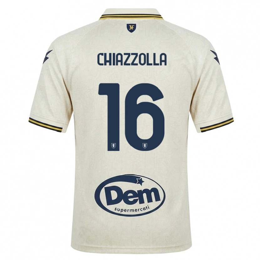 Danxen Kid Marco Chiazzolla #16 Oldlace Yellow Black Away Jersey 2026/27 T-Shirt
