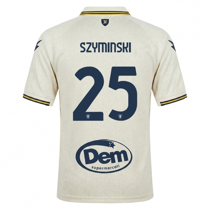 Danxen Kid Przemyslaw Szyminski #25 Oldlace Yellow Black Away Jersey 2026/27 T-Shirt