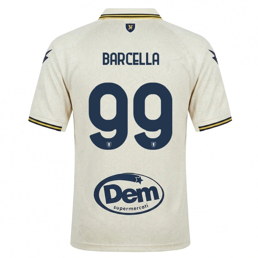 Danxen Kid Kevin Barcella #99 Oldlace Yellow Black Away Jersey 2026/27 T-Shirt