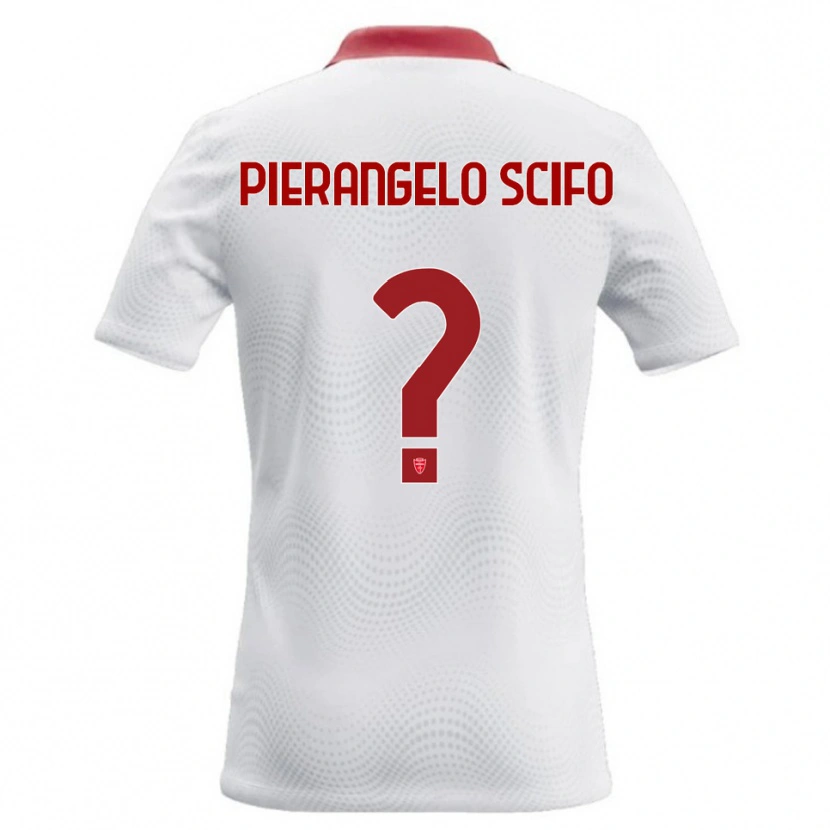 Danxen Kid Dennis Pierange Scifo #0 White Red Away Jersey 2026/27 T-Shirt