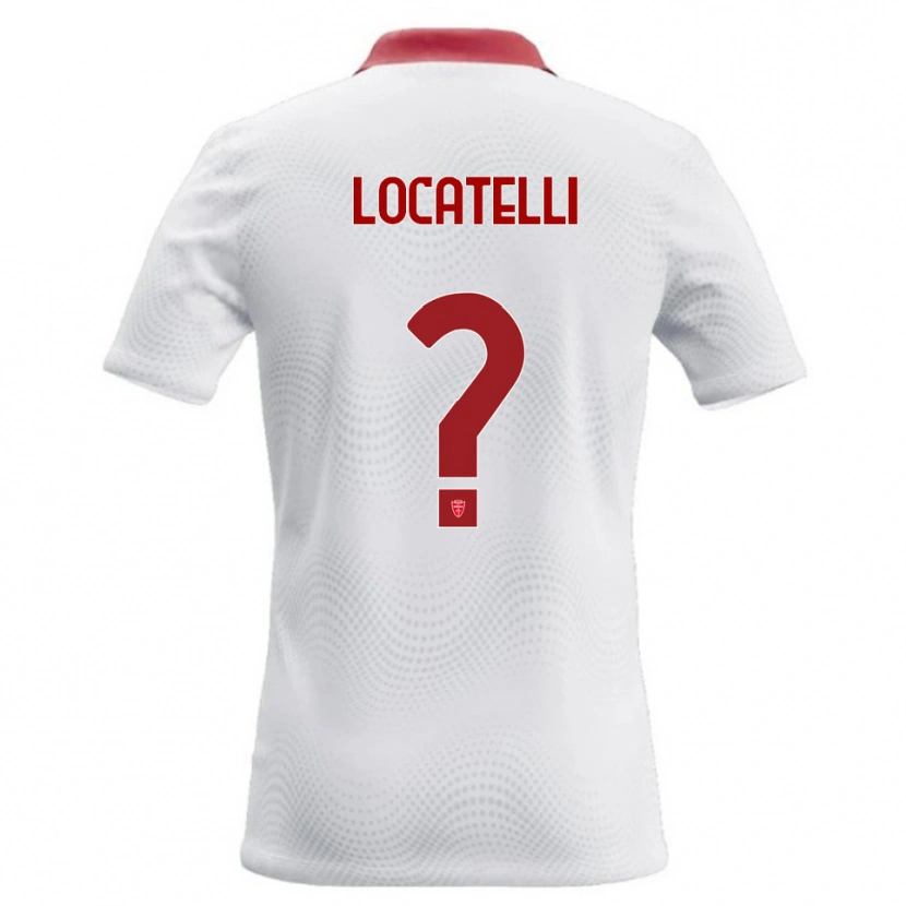 Danxen Kid Matteo Locatelli #0 White Red Away Jersey 2026/27 T-Shirt