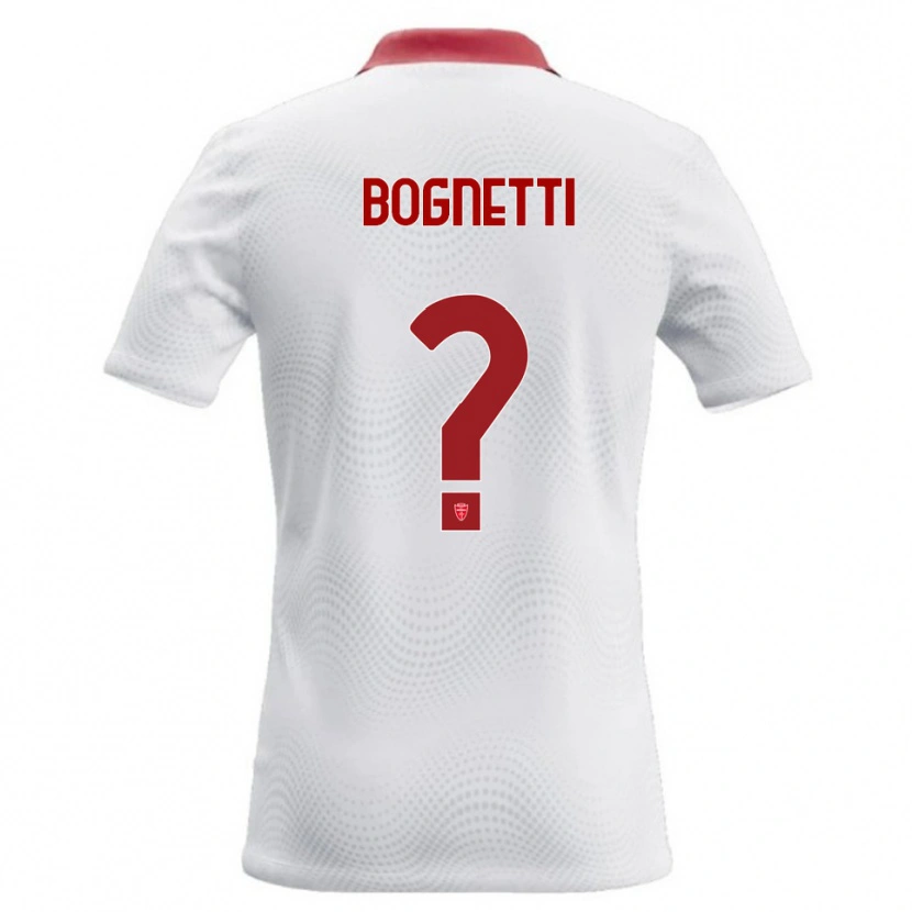 Danxen Kid Federico Bognetti #0 White Red Away Jersey 2026/27 T-Shirt