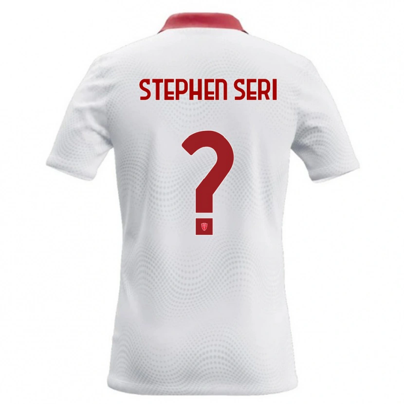 Danxen Kid Ange Stephen Seri #0 White Red Away Jersey 2026/27 T-Shirt