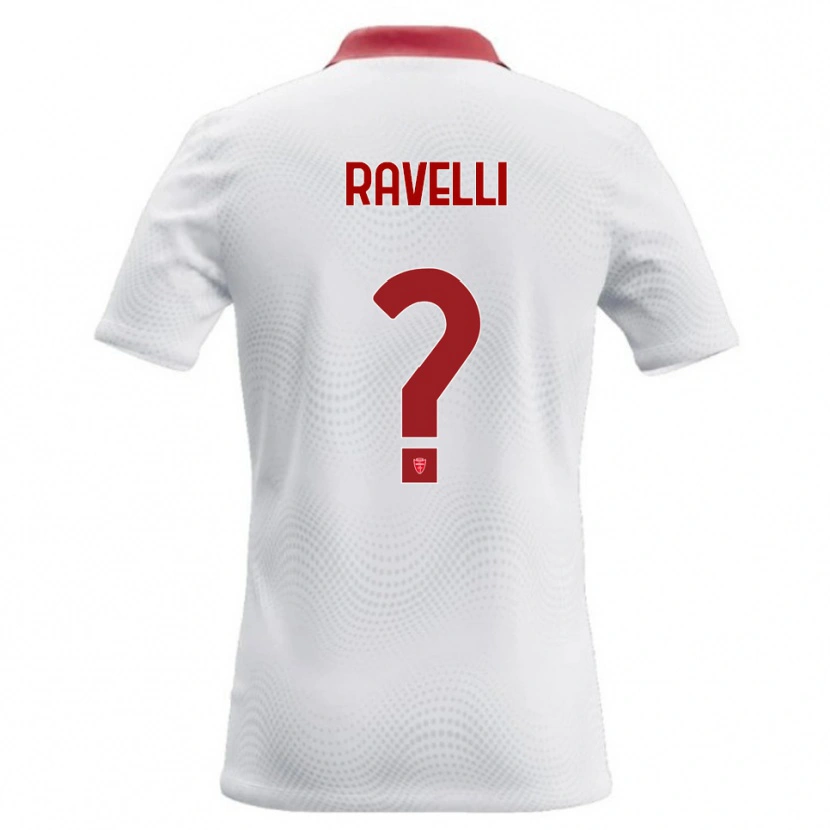 Danxen Kid Etienne Ravelli #0 White Red Away Jersey 2026/27 T-Shirt