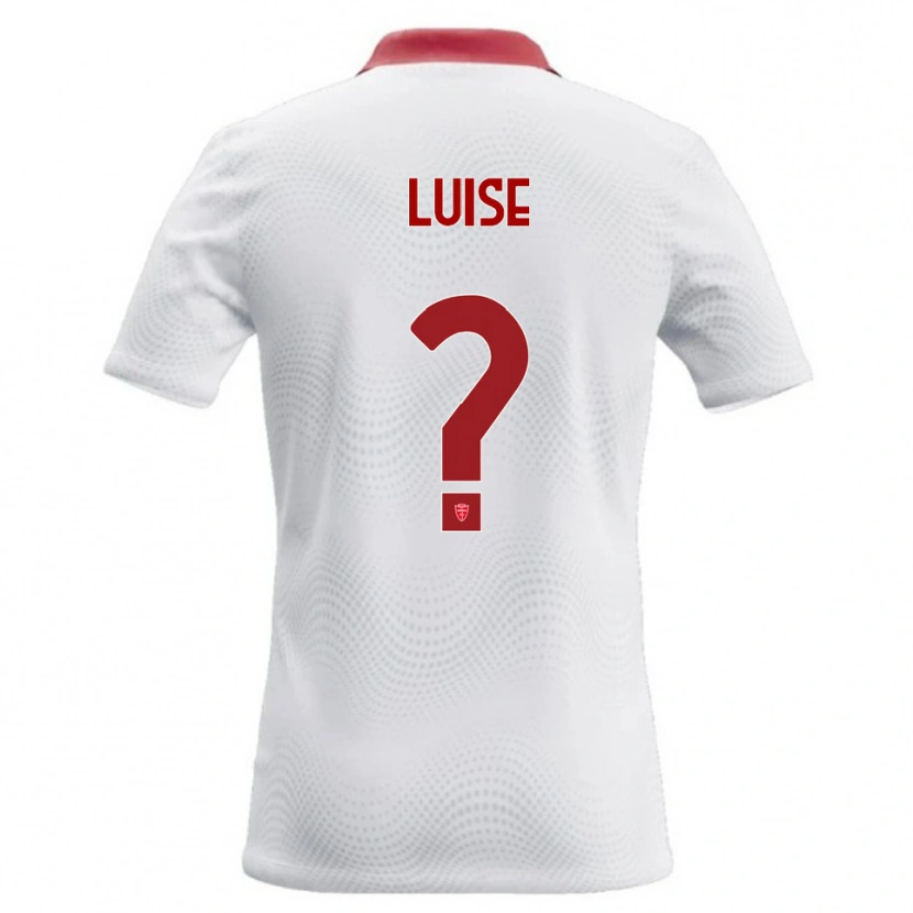 Danxen Kid Marco Luise #0 White Red Away Jersey 2026/27 T-Shirt