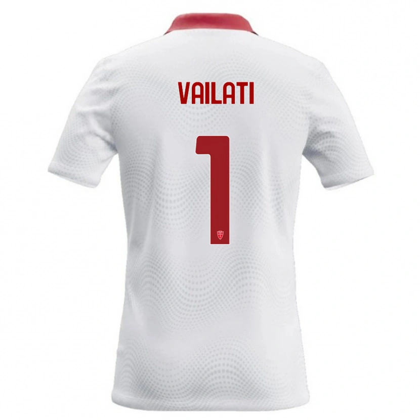 Danxen Kid Andrea Vailati #1 White Red Away Jersey 2026/27 T-Shirt