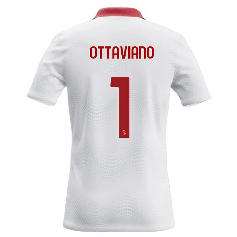 Danxen Kid Alessandro Ottaviano #1 White Red Away Jersey 2026/27 T-Shirt