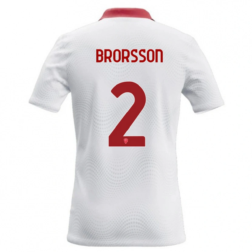 Danxen Kid Arvid Brorsson #2 White Red Away Jersey 2026/27 T-Shirt