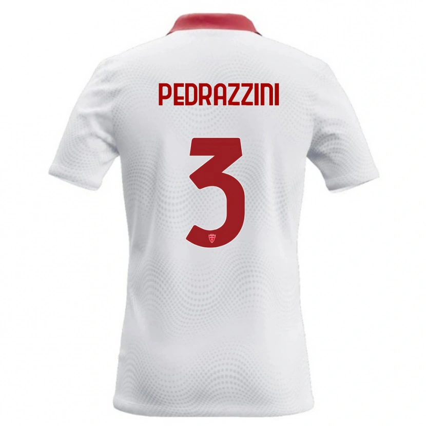 Danxen Kid Carlo Pedrazzini #3 White Red Away Jersey 2026/27 T-Shirt