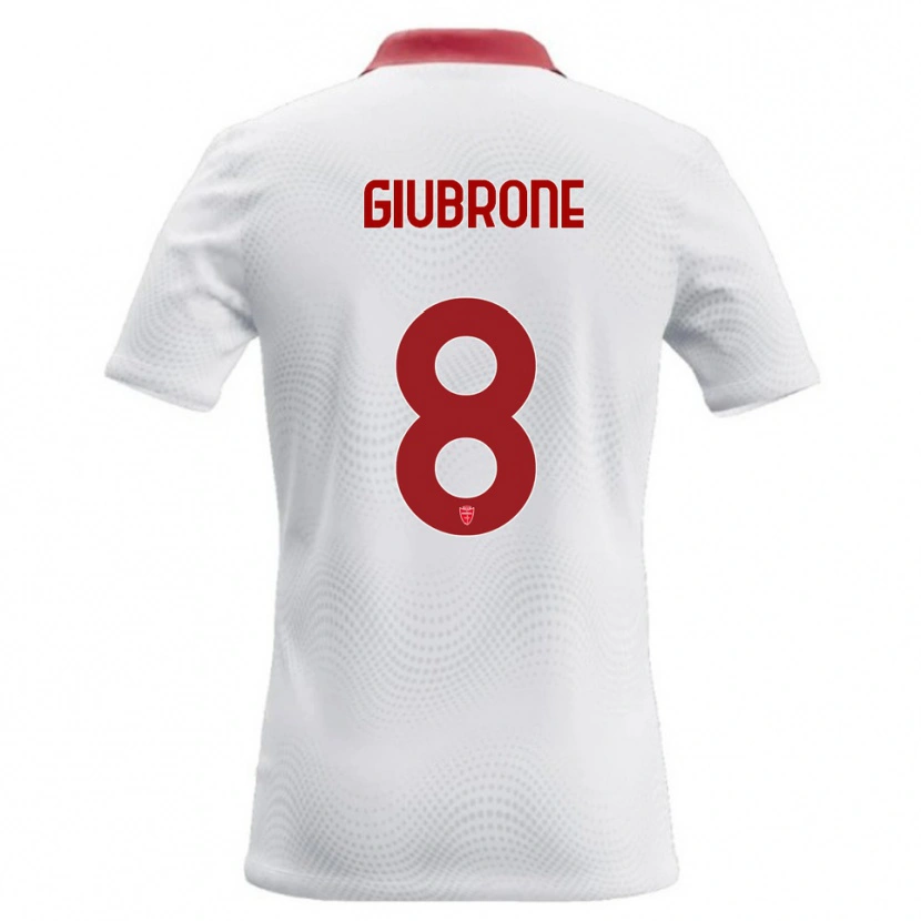 Danxen Kid Mario Giubrone #8 White Red Away Jersey 2026/27 T-Shirt