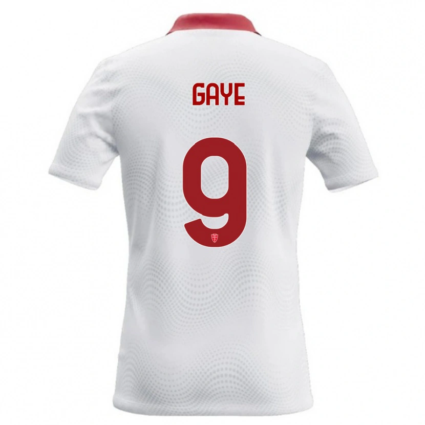 Danxen Kid Mamadou Gaye #9 White Red Away Jersey 2026/27 T-Shirt
