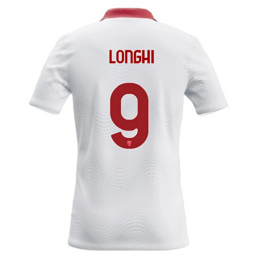 Danxen Kid Jordan Longhi #9 White Red Away Jersey 2026/27 T-Shirt