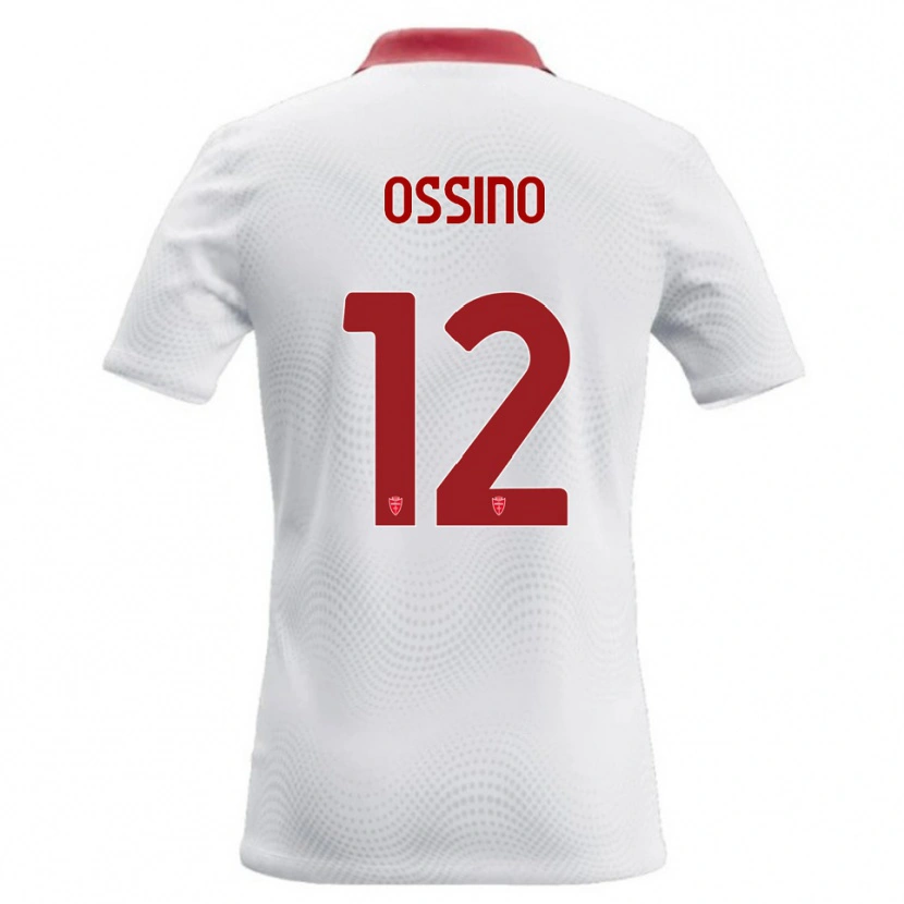 Danxen Kid Daniel Ossino #12 White Red Away Jersey 2026/27 T-Shirt