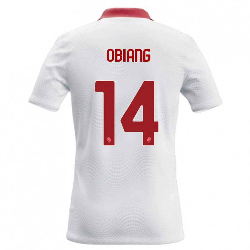 Danxen Kid Pedro Obiang #14 White Red Away Jersey 2026/27 T-Shirt