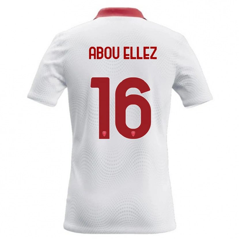 Danxen Kid Amir Abou Elezz #16 White Red Away Jersey 2026/27 T-Shirt