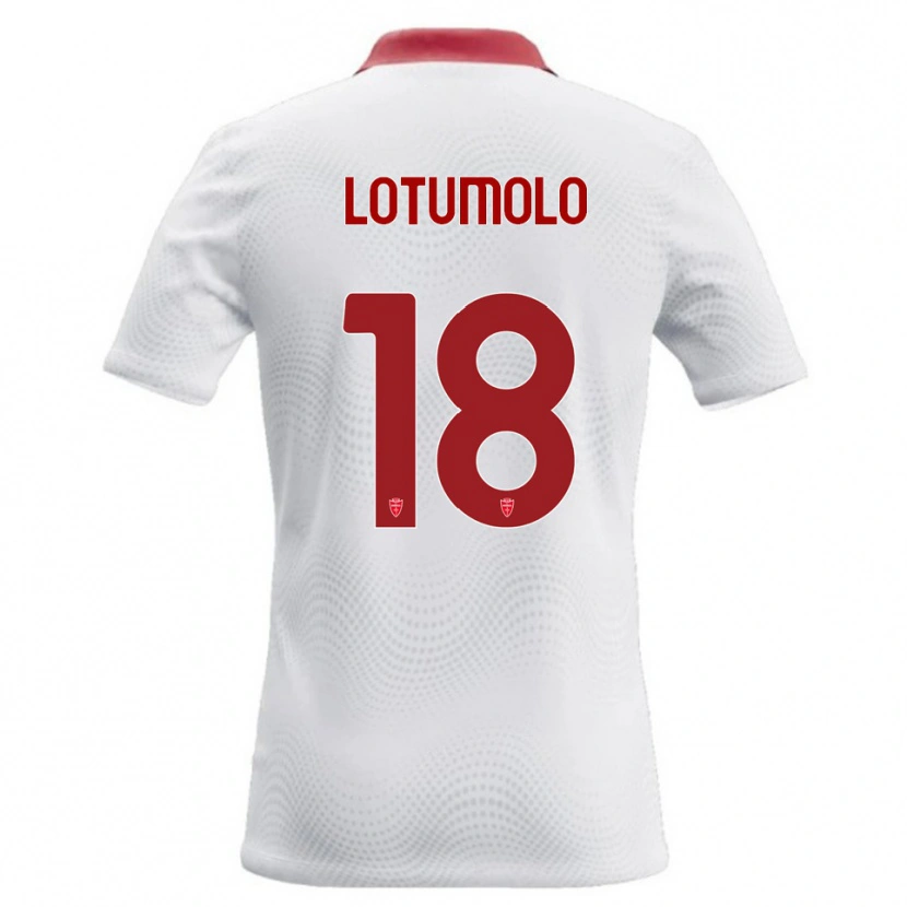 Danxen Kid Matteo Lotumolo #18 White Red Away Jersey 2026/27 T-Shirt