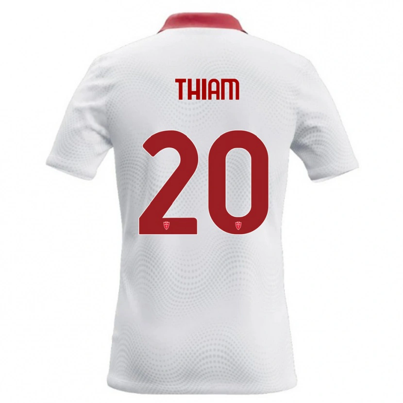Danxen Kid Demba Thiam #20 White Red Away Jersey 2026/27 T-Shirt