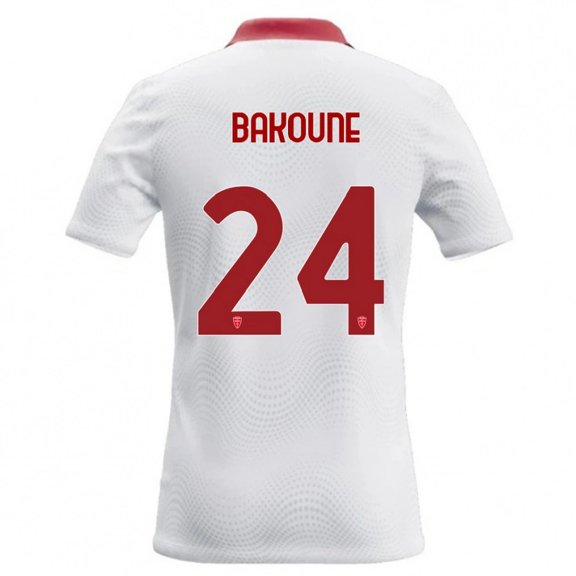 Danxen Kid Adam Bakoune #24 White Red Away Jersey 2026/27 T-Shirt