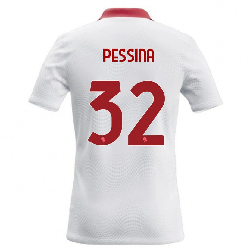 Danxen Kid Matteo Pessina #32 White Red Away Jersey 2026/27 T-Shirt