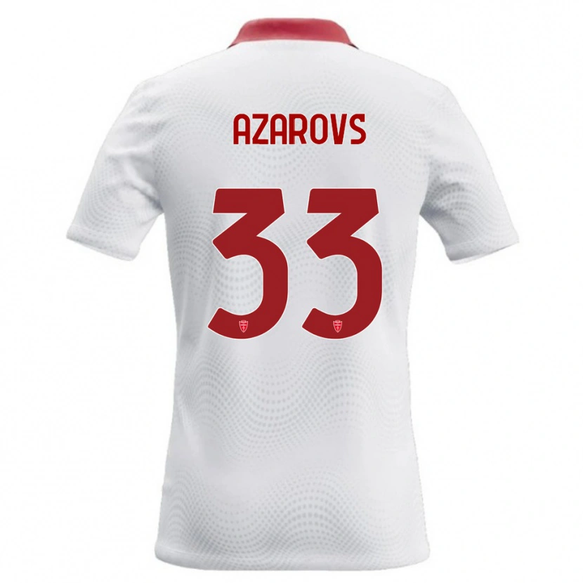 Danxen Kid Timurs Azarovs #33 White Red Away Jersey 2026/27 T-Shirt