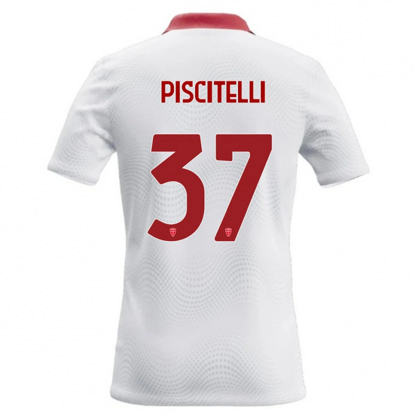 Danxen Kid Pasquale Piscitelli #37 White Red Away Jersey 2026/27 T-Shirt