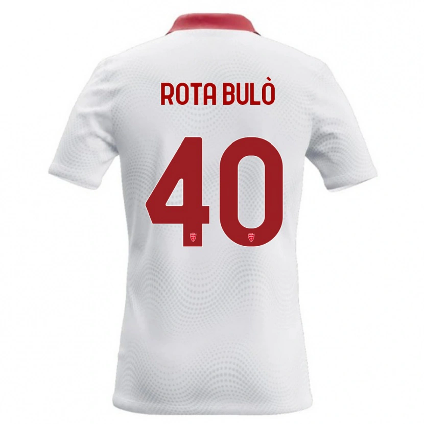 Danxen Kid Pietro Rota Bulò #40 White Red Away Jersey 2026/27 T-Shirt