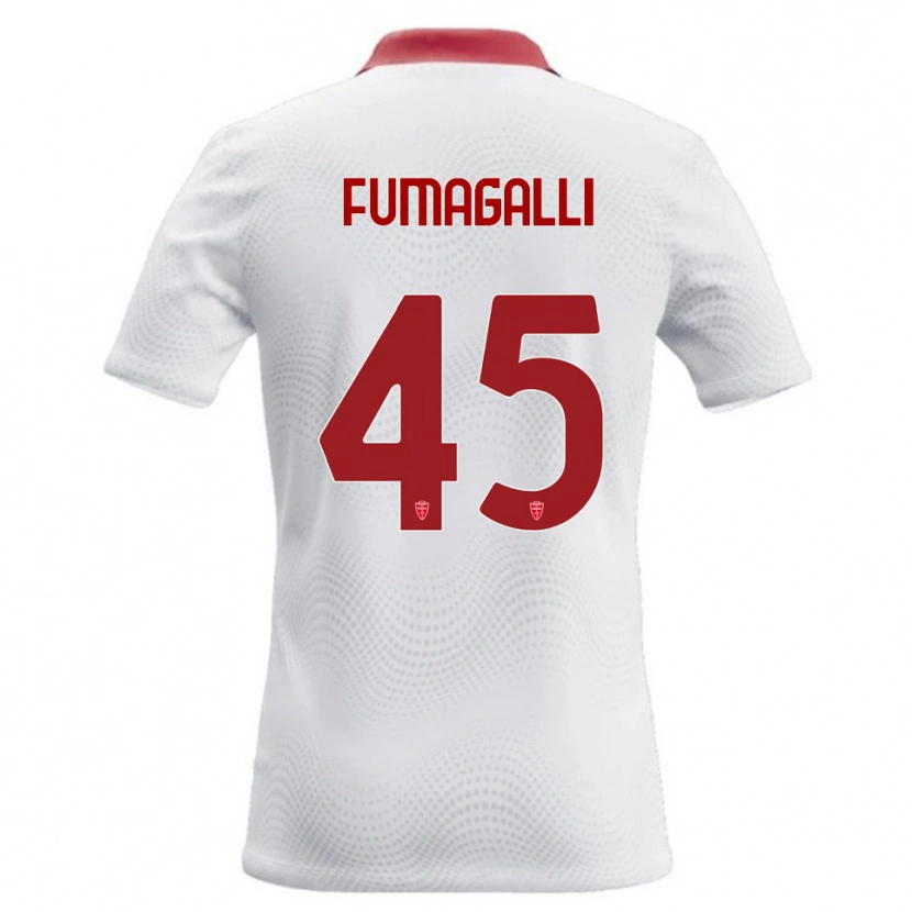Danxen Kid Valerio Fumagalli #45 White Red Away Jersey 2026/27 T-Shirt