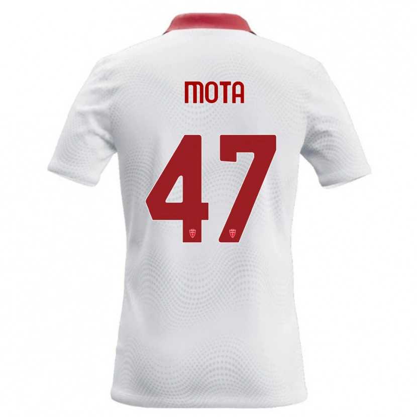 Danxen Kid Dany Mota #47 White Red Away Jersey 2026/27 T-Shirt