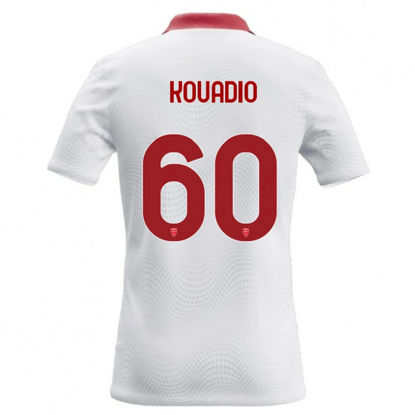 Danxen Kid Eddy Kouadio #60 White Red Away Jersey 2026/27 T-Shirt