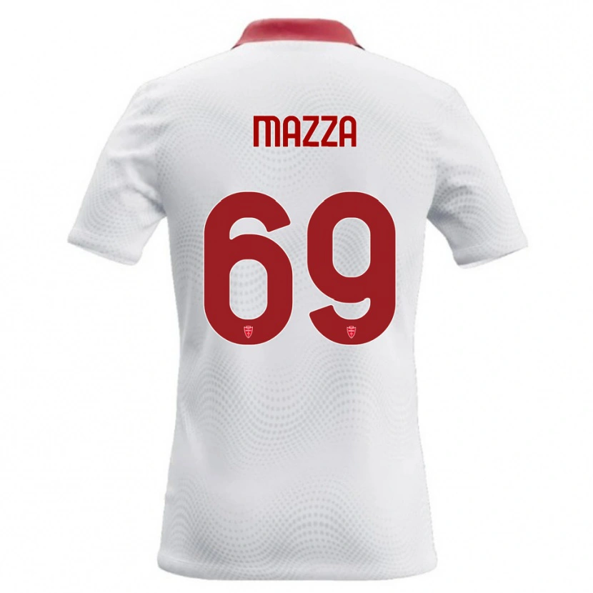 Danxen Kid Andrea Mazza #69 White Red Away Jersey 2026/27 T-Shirt