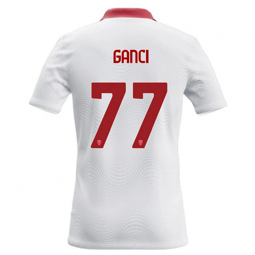 Danxen Kid Daniele Ganci #77 White Red Away Jersey 2026/27 T-Shirt