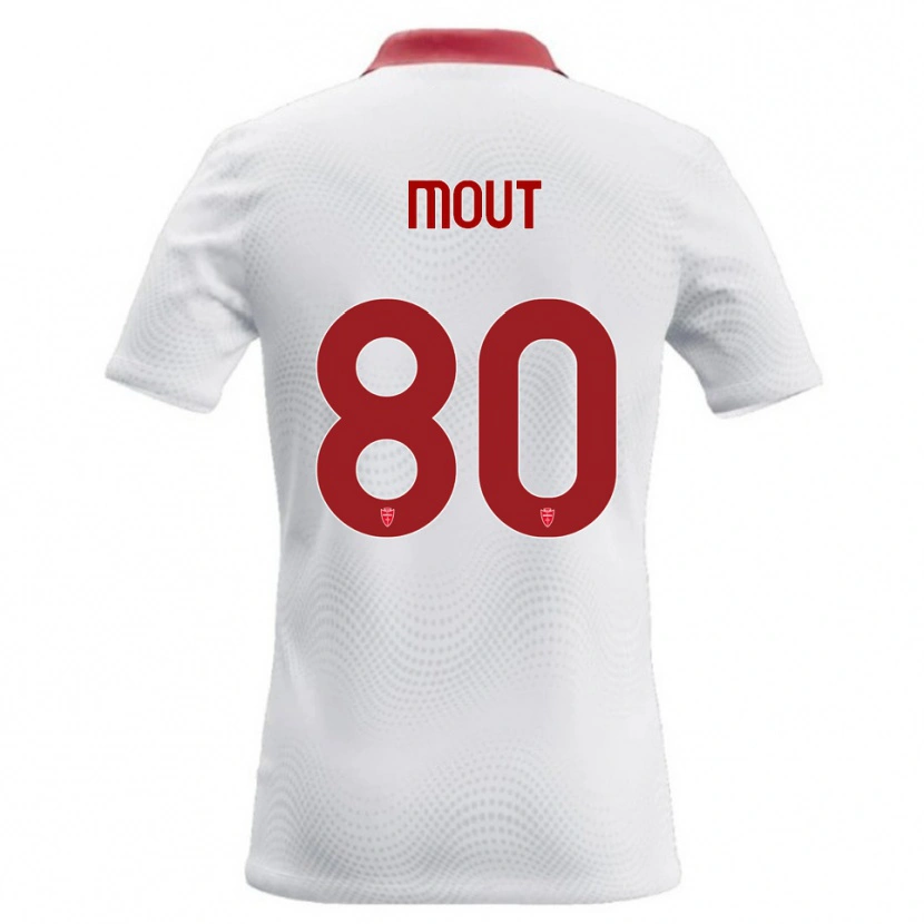 Danxen Kid Mathis Mout #80 White Red Away Jersey 2026/27 T-Shirt