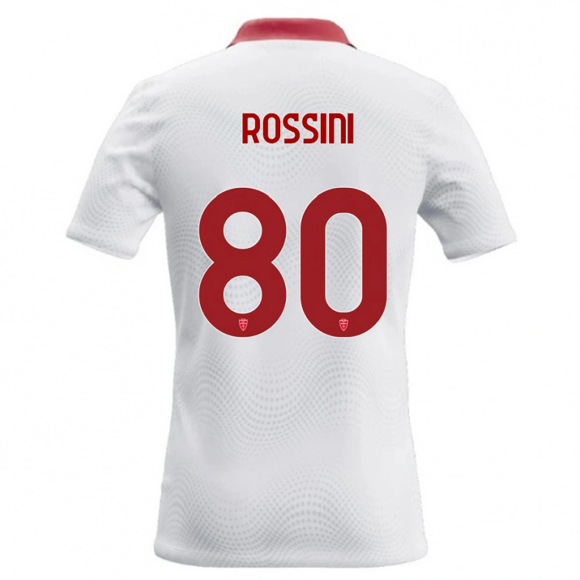 Danxen Kid Luca Rossini #80 White Red Away Jersey 2026/27 T-Shirt