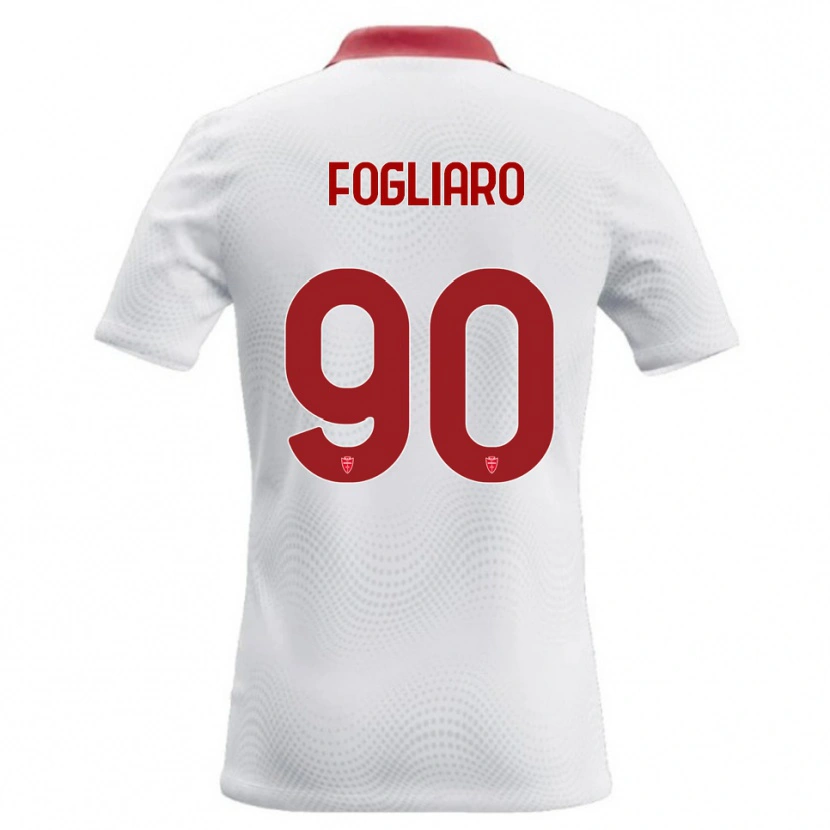 Danxen Kid Christian Fogliaro #90 White Red Away Jersey 2026/27 T-Shirt