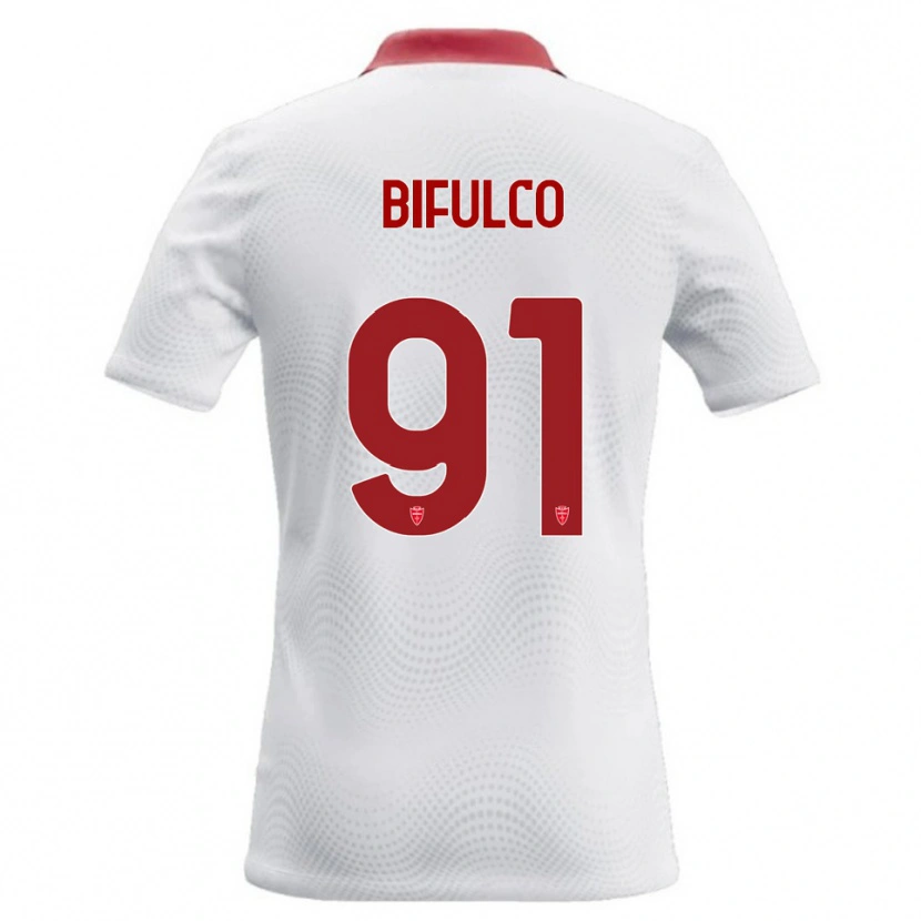 Danxen Kid Davide Bifulco #91 White Red Away Jersey 2026/27 T-Shirt
