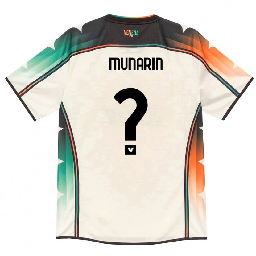 Danxen Kid Tommaso Munarin #0 Oldlace Orange Green Away Jersey 2026/27 T-Shirt
