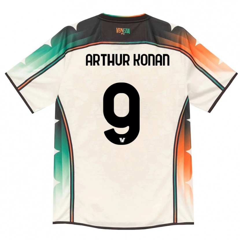 Danxen Kid Demoye Arthur Konan #9 Oldlace Orange Green Away Jersey 2026/27 T-Shirt