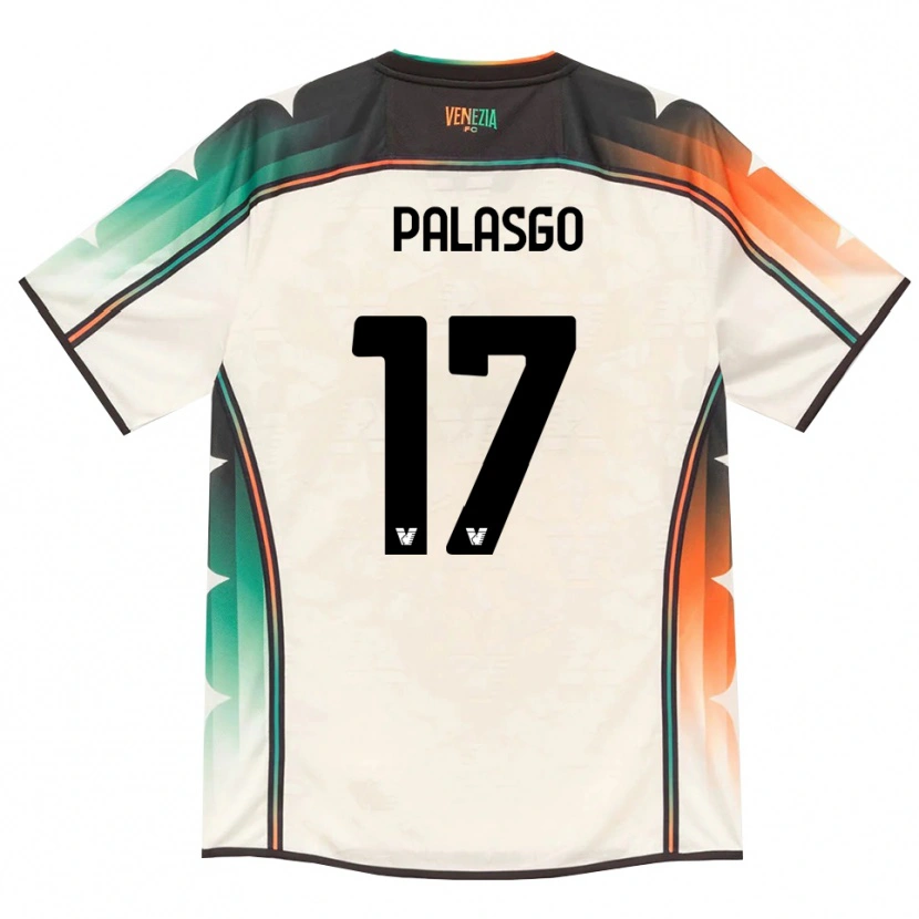 Danxen Kid Gianmarco Palasgo #17 Oldlace Orange Green Away Jersey 2026/27 T-Shirt