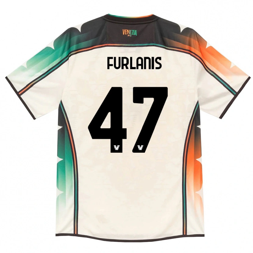 Danxen Kid Giorgia Furlanis #47 Oldlace Orange Green Away Jersey 2026/27 T-Shirt