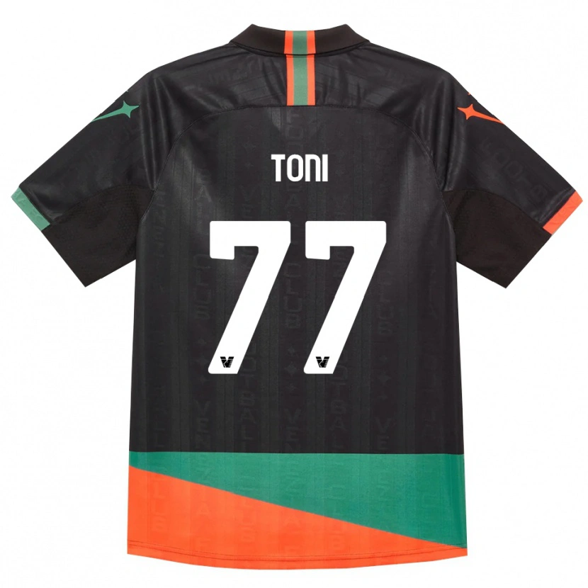 Danxen Men Toni Fernández #77 Black Orange Green Home Jersey 2026/27 T-Shirt