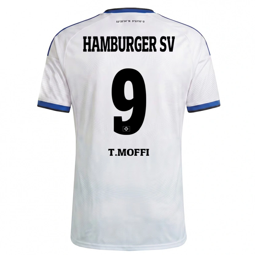 Danxen Men Terem Moffi #9 White Black Blue Home Jersey 2026/27 T-Shirt