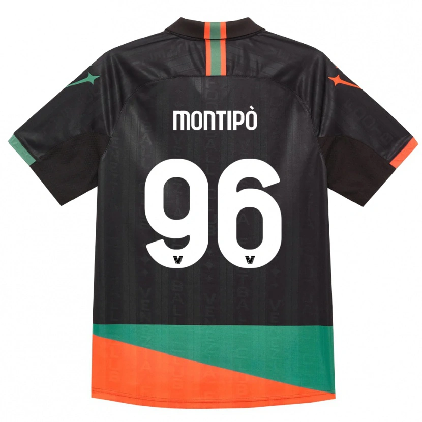 Danxen Men Lorenzo Montipò #96 Black Orange Green Home Jersey 2026/27 T-Shirt